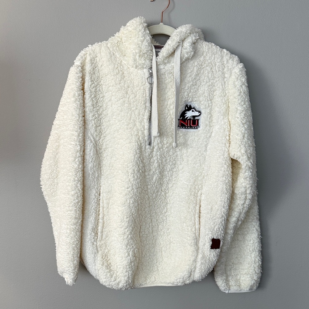 Pressbox Cream Sherpa Hoodie